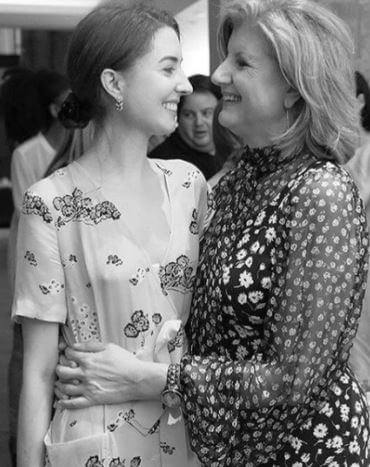 Isabella Huffington with her mother Arianna Huffington.